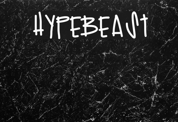 hypebeast font