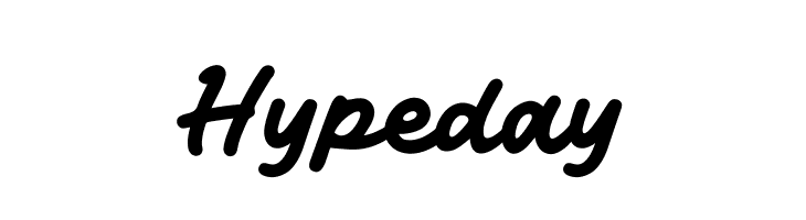 Hypeday  フリーフォントのダウンロード
