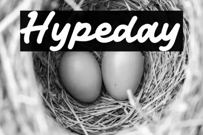 Hypeday Caratteri examples