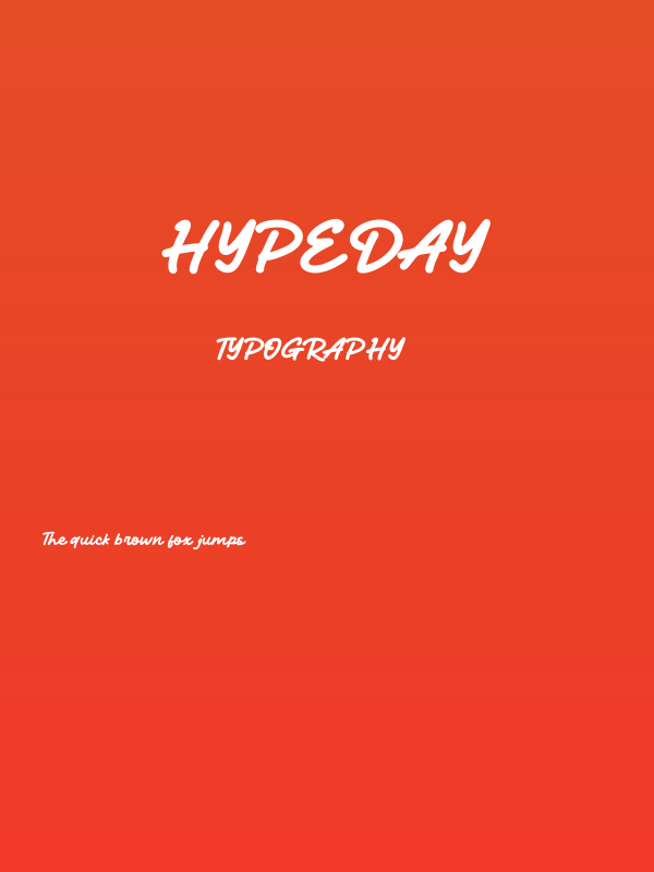 Hypeday Poster