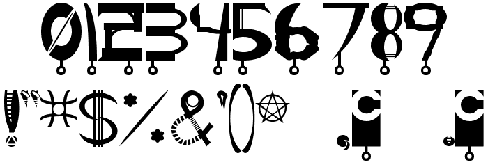 Hyper-3 Font OTHER CHARS