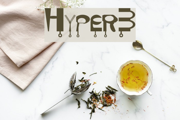 Hyper-3 Font examples