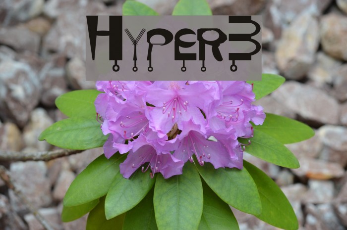 Hyper-3 Font examples