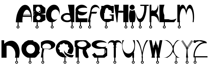 Hyper-3 Font LOWERCASE