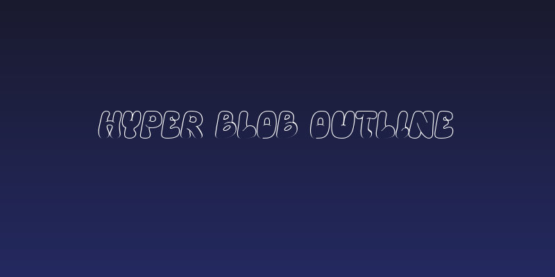 Hyper Blob Outline Social Header