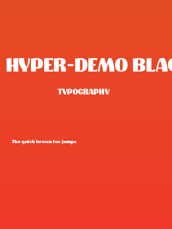 Hyper-Demo Black Poster