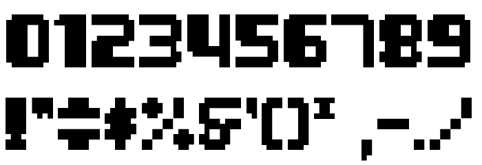 Hyper-Stiff Round-Bootied Opossum Regular Font OTHER CHARS