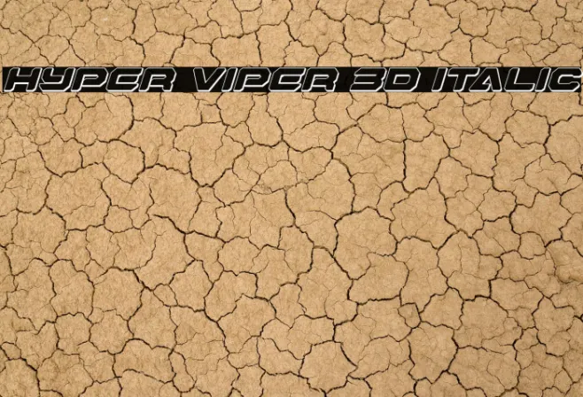 Hyper Viper 3D Italic Example 3