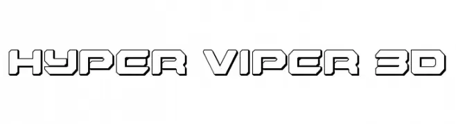 Hyper Viper 3D  Descarca Fonturi Gratis