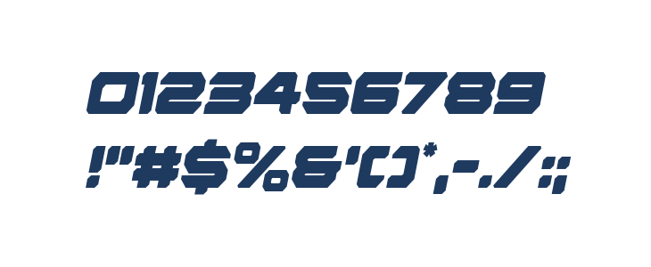 Hyper Viper Condensed SemiItal Other Characters