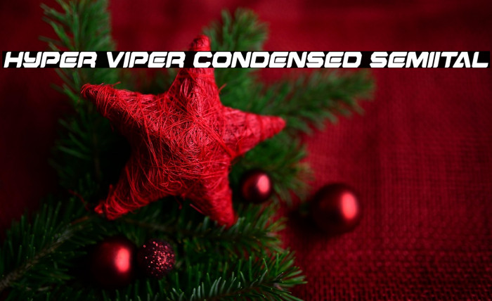 Hyper Viper Condensed SemiItal Example 2