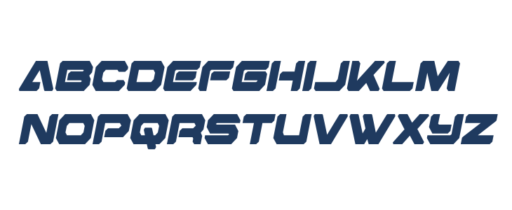 Hyper Viper Condensed SemiItal Lowercase