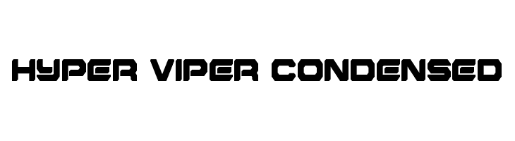 Hyper Viper Condensed  免费字体下载