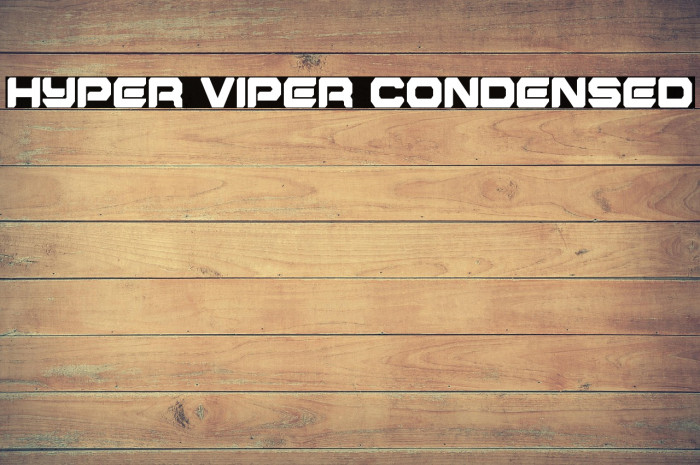 Hyper Viper Condensed Example 3