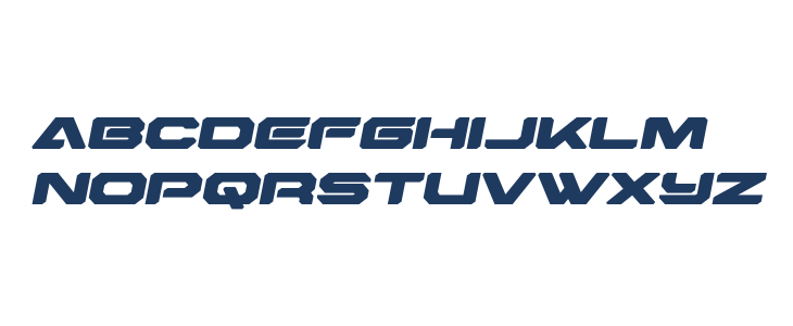 Hyper Viper Expanded Semi-Ital Lowercase