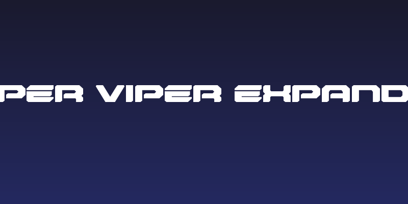 Hyper Viper Expanded Social Header