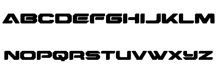 Hyper Viper Expanded Font LOWERCASE