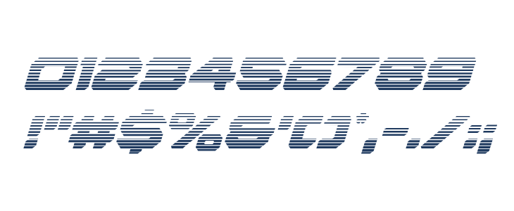 Hyper Viper Gradient Italic Other Characters