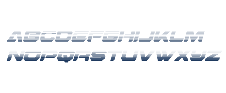 Hyper Viper Gradient Italic Lowercase