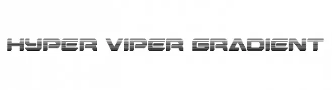 Hyper Viper Gradient  baixar fontes gratis