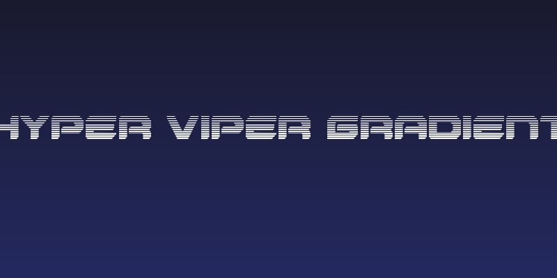 Hyper Viper Gradient Social Header