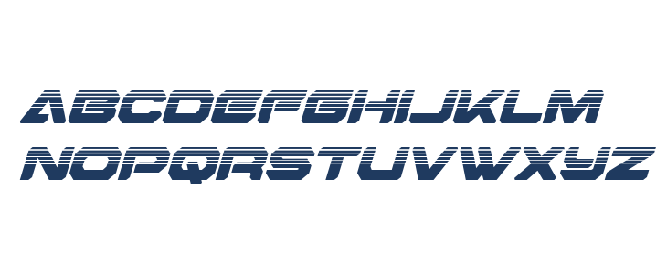 Hyper Viper Halftone Italic Lowercase