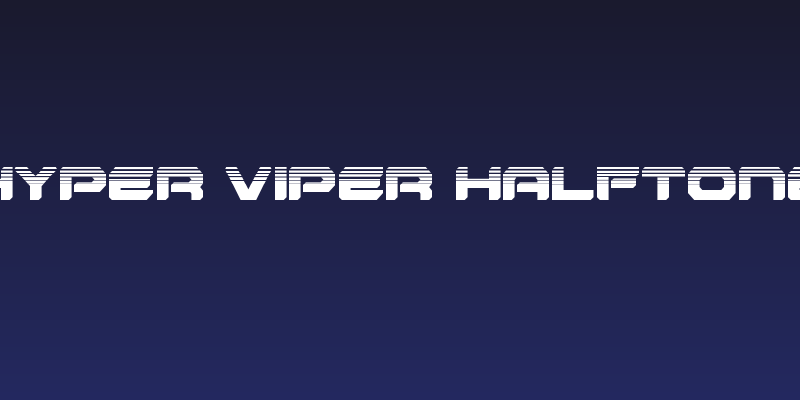 Hyper Viper Halftone Social Header