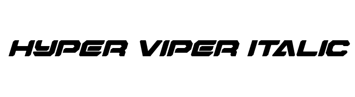 Hyper Viper Italic  baixar fontes gratis