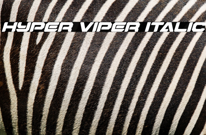 Hyper Viper Italic Example 1