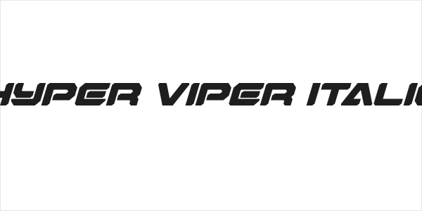 Hyper Viper Italic Logo