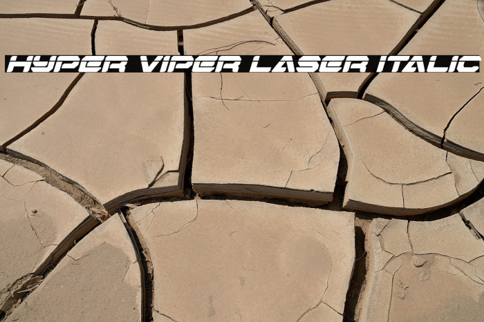 Hyper Viper Laser Italic Example 3
