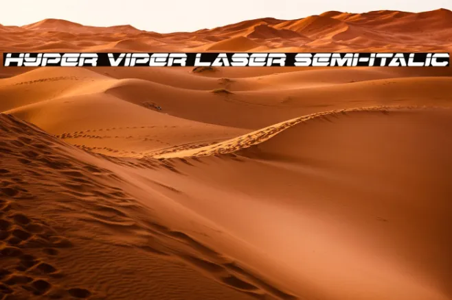Hyper Viper Laser Semi-Italic Example 2