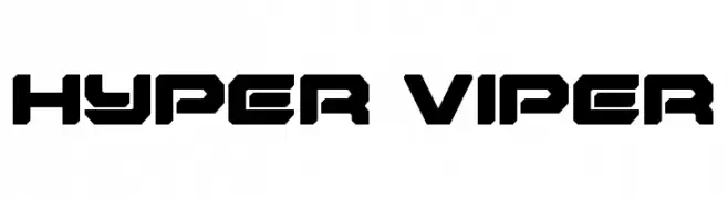 Hyper Viper  Frei Schriftart Herunterladen