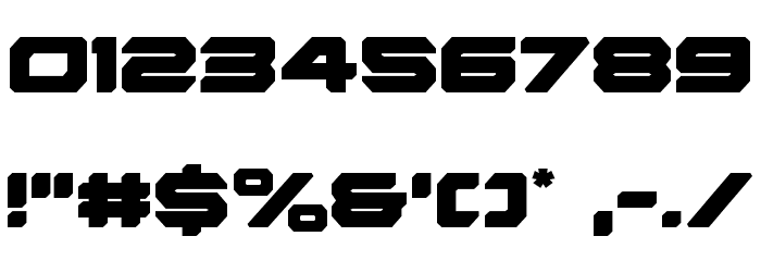 Hyper Viper Font OTHER CHARS