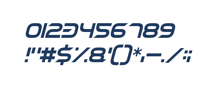 Hyper heliX Italic Other Characters