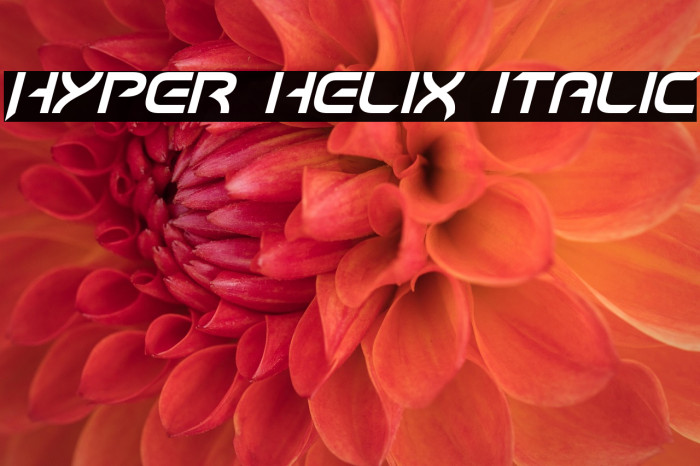 Hyper heliX Italic Example 1