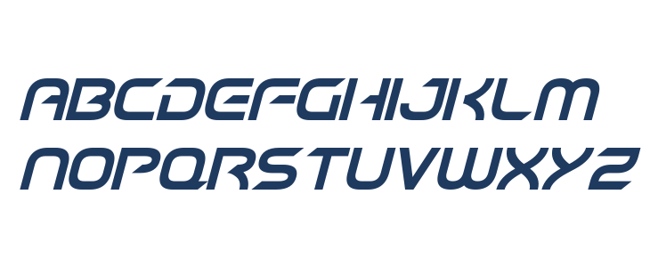 Hyper heliX Italic Lowercase