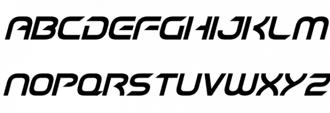 Hyper heliX Italic خط أحرف صغيرة