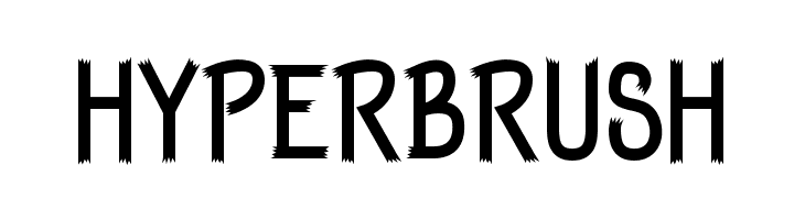 HyperBrush  Fuentes Gratis Descargar
