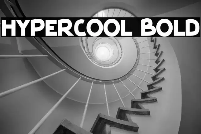 HyperCool Bold Font examples