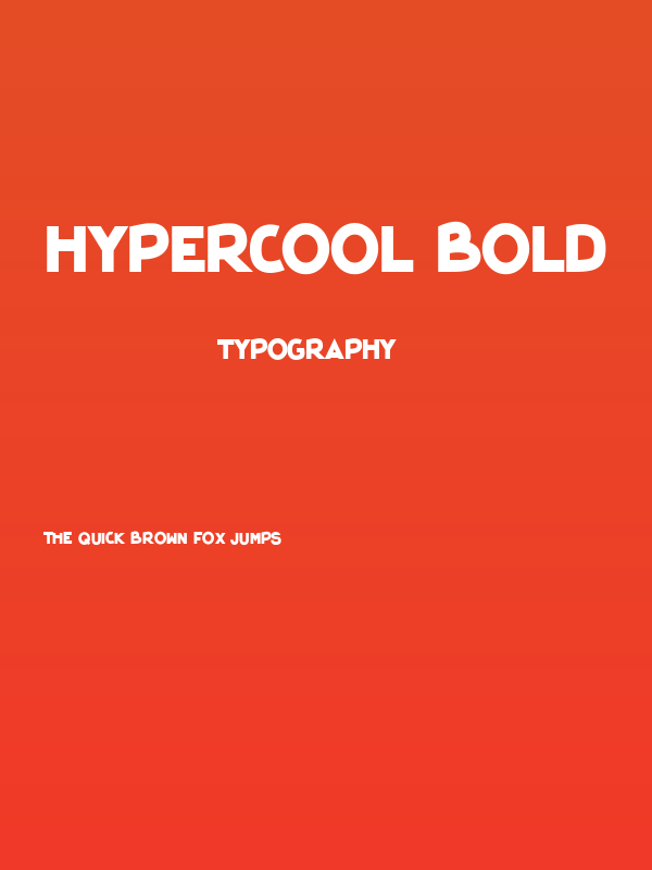 HyperCool Bold Poster