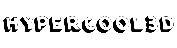 HyperCool3D  免费字体下载