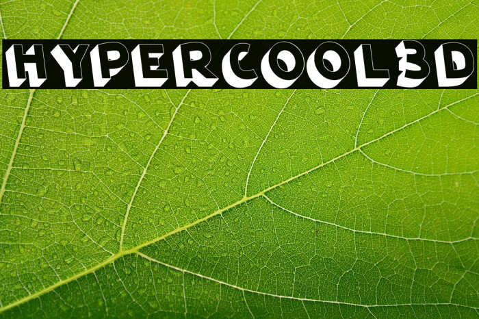 HyperCool3D Example 1
