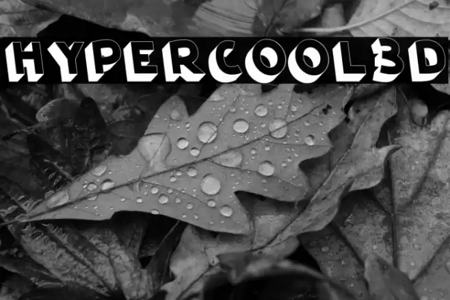 HyperCool3D Font examples