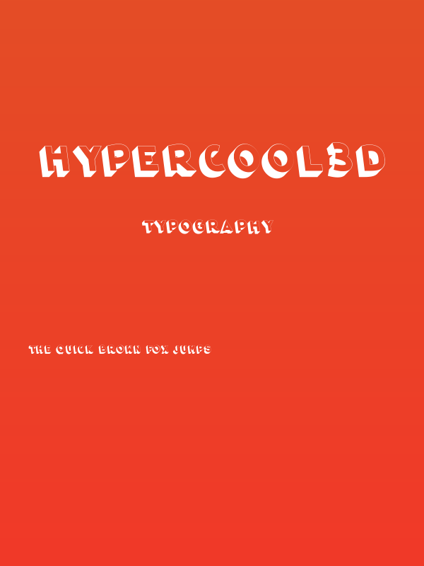 HyperCool3D Poster