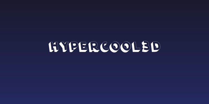 HyperCool3D Social Header