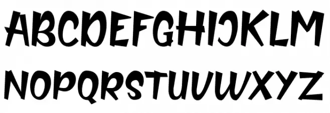 HyperKids Font UPPERCASE