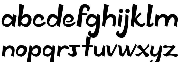 HyperKids Font LOWERCASE
