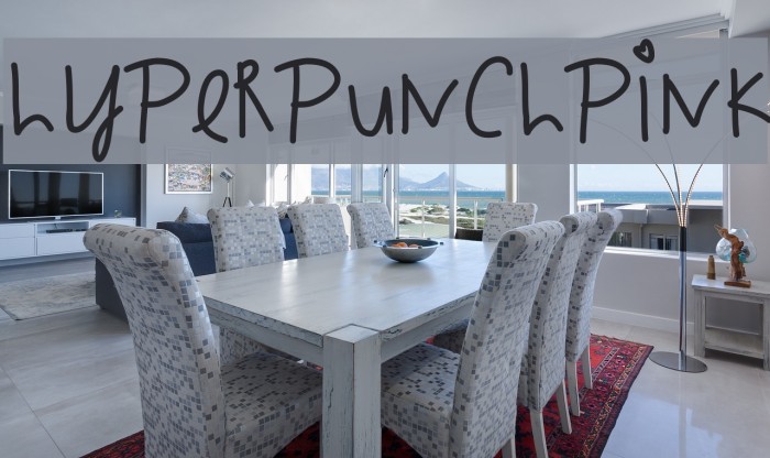 HyperPunchPink Font examples