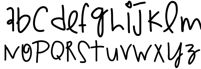HyperPunchPink Font LOWERCASE